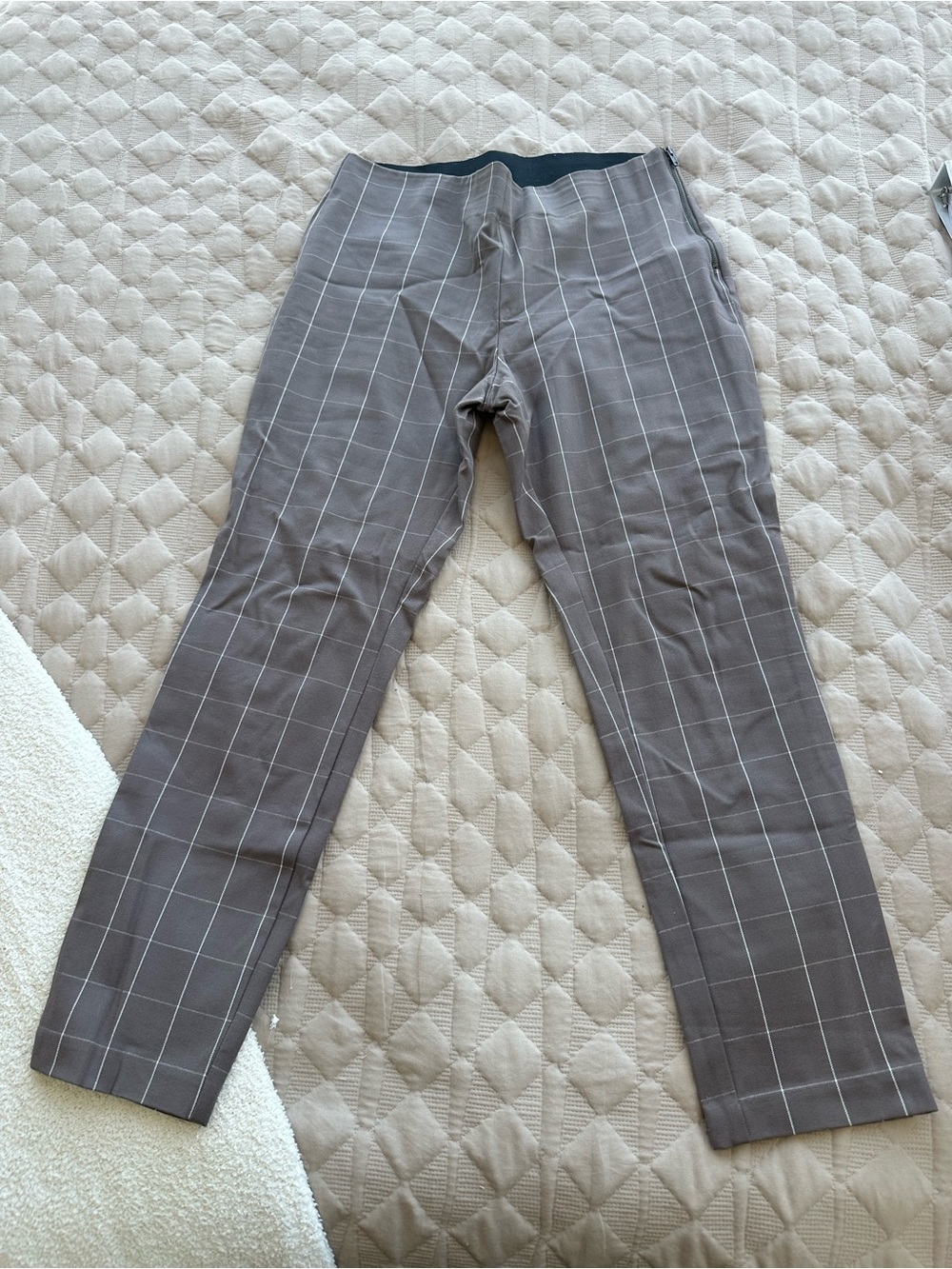 a new day Gray Windowpane Dress Pants
